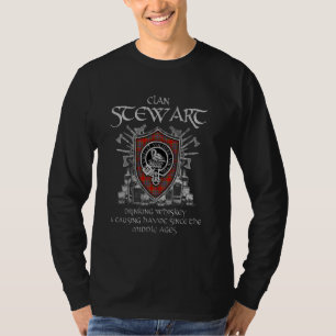 T-shirt Blason du clan Stewart provoquant le chaos au Moye