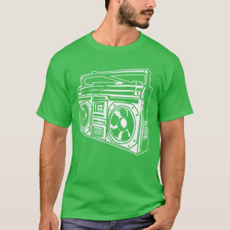 T-shirt Blaster De Ghetto 80 s 90 s Hip Hip Rap Classique