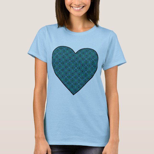 T - Shirt Blauer Pastell (Vorderseite)