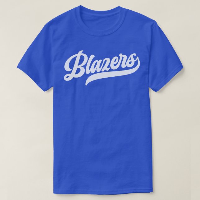T-shirt Blazers Retro Portland Trail Blazers Basketball (Design devant)