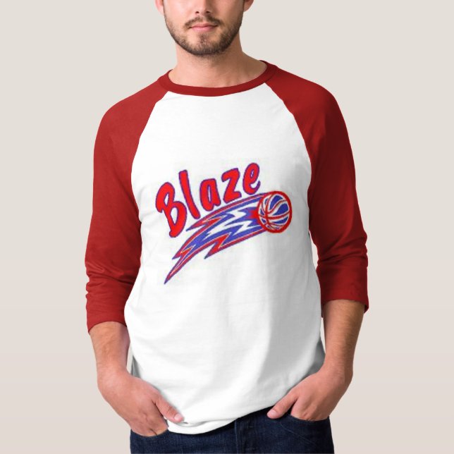 T-shirt Blazin d'un rouge ardent (Devant)