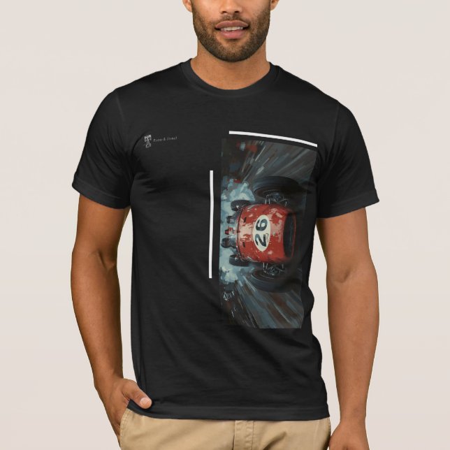 T-shirt Blazing Trail: Car 26 shirt | Piston & Thread (Devant)