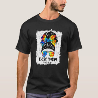 T-shirt Bleach Meilleure maman Jamais Messy Bun Cheveux Fê