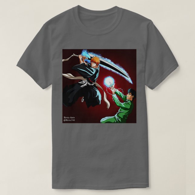 T-shirt Bleach x Yu Yu Hakasho (Design devant)