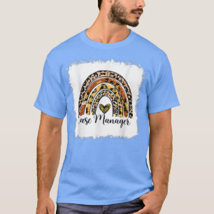 T-shirt Bleached Case Manager Rainbow Social Services Hall