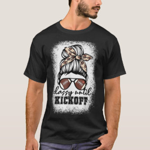 T-shirt Bleached Classy Jusqu'Au Début Du Football América