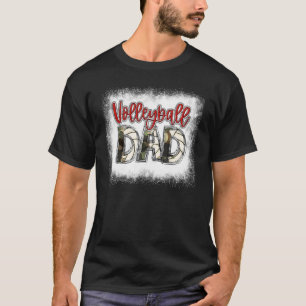 T-shirt Bleached Volleyball Papa Camo Imprimer Papa Pères 