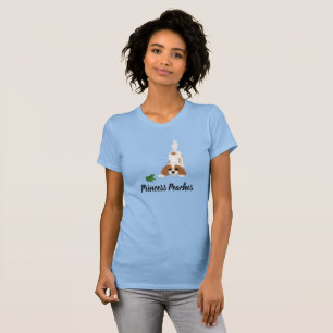 T-shirt Blenheim Cavalier King Charles Spaniel et Frog