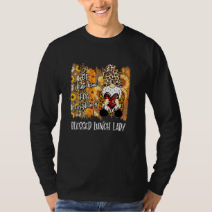 T-shirt Blessé Déjeuner Dame Merci Gnome Chute Famille Que