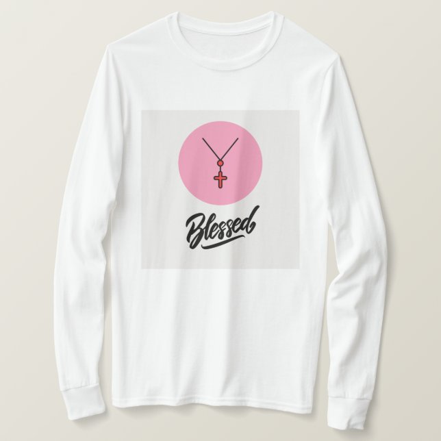 T-shirt Blessé Long Manche (Design devant)