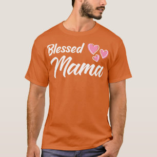 T-shirt Blessé Mama Heart Motheris Day Lover