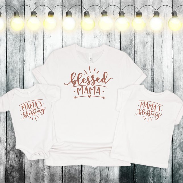 T-shirt Blessé Mama, maman et moi couleur personnalisable (Créateur téléchargé)