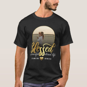 T-shirt Blessé Mémorial aimé une famille funéraire
