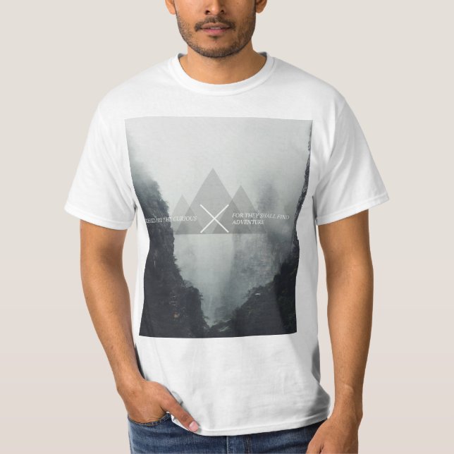 T-shirt Blessed sont la curieuse (Devant)