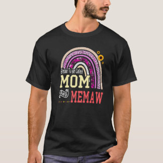 T-shirt Blessed To Be Called Mom And Memaw Mothers Day Rai