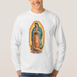 T-shirt Blessed Virgin of Guadalupe Men's Long Sleeve Tee
