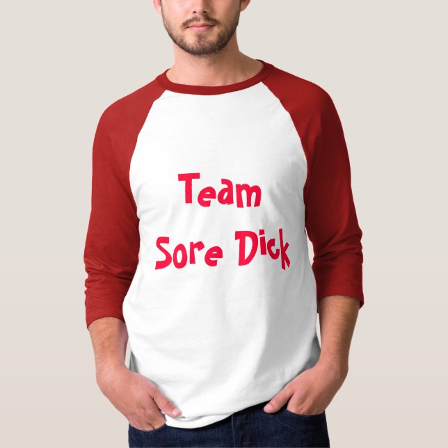 T-shirt Blessure Dick d'équipe (Devant)