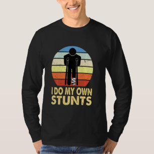 T-shirt Blessure Jambe cassée Ankle Genou Drôle Se Bien Bi