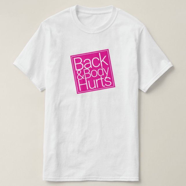 T-shirt - Blessures au dos et au corps (Design devant)