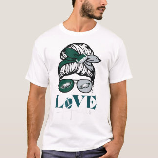 T-shirt Blessures si bon Aigles Ventilateur Rétro Amour Bl