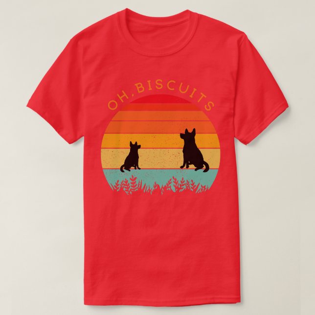 T-shirt bleu (Design devant)