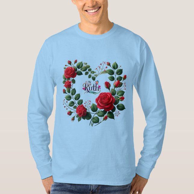 T-shirt bleu (Devant)