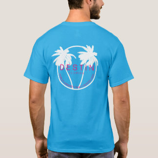 T-shirt bleu 2023 pour vacances en famille