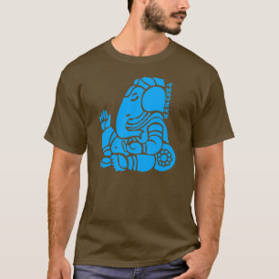 T-shirt bleu 2 de ganesha