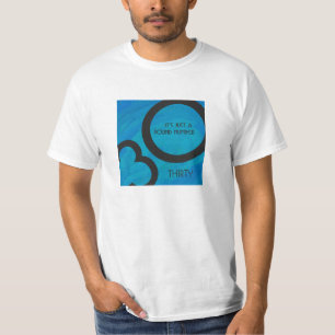 T-shirt Bleu 30 Décennie Anniversaire