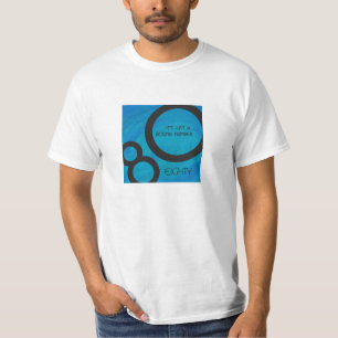 T-shirt Bleu 80 Décennie Anniversaire