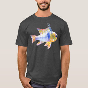 T-shirt Bleu allemand