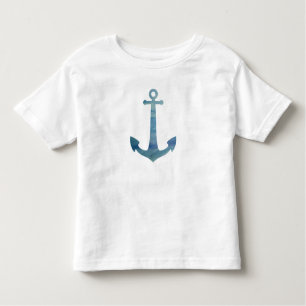 T-shirt bleu Ancre marine
