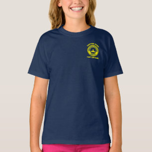 T-shirt Bleu Ancre nautique capitaine bateau marine été