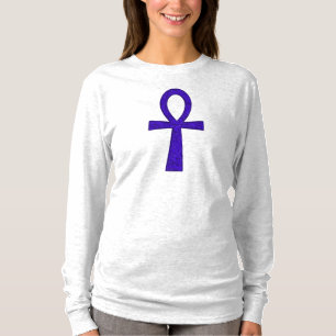 T-shirt Bleu Ankh Vêtements pour adultes