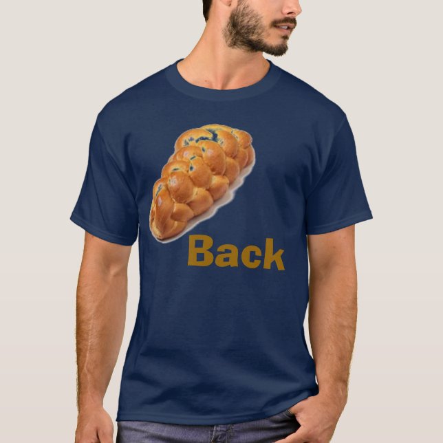 T-shirt Bleu arrière de pain du sabbat (Devant)