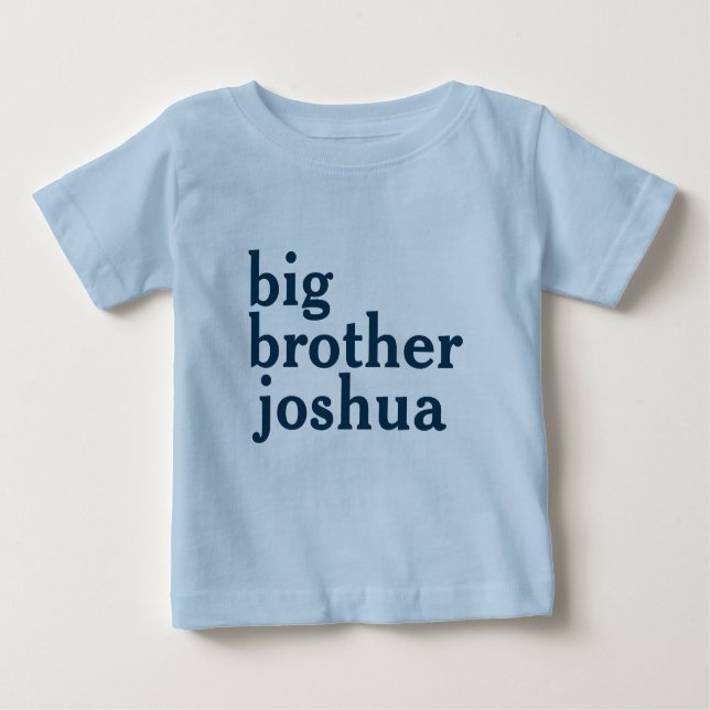T-shirt Bleu Big Brother (Devant)