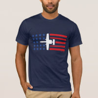 Bleu blanc rouge de bannière étoilée de jet d'A-10
