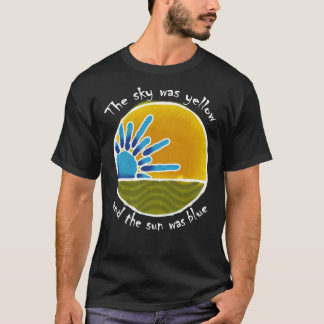 T-shirt bleu bleu ciel