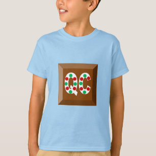 T-shirt bleu CHOCOLAT de base pour enfants QUÉBEC