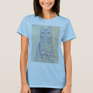 T-shirt bleu clair