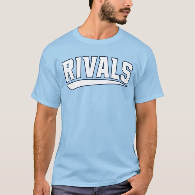 T-Shirt bleu clair de base (Devant)