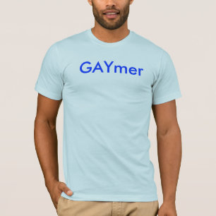 T-shirt bleu-clair de GAYmer