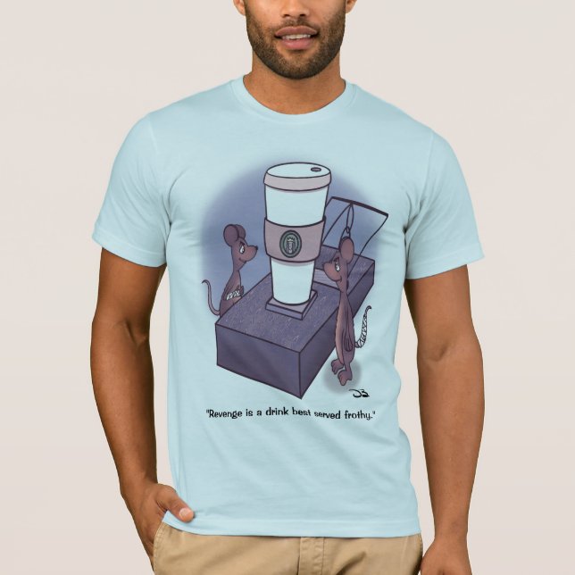 T-shirt bleu clair homme Frothy (Devant)