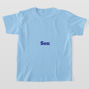 T-shirt bleu clair Son