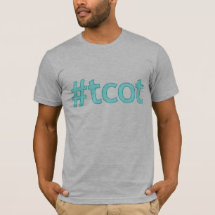 T-shirt bleu de bip de #tcot