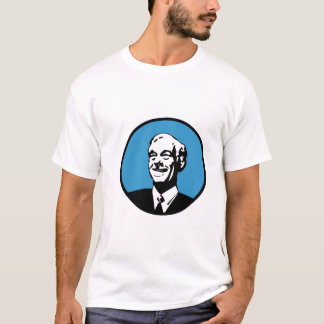 T-shirt Bleu de cercle de Ron Paul
