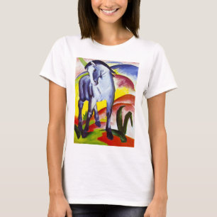 T-shirt bleu de cheval de Franz Marc