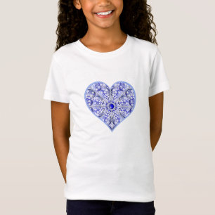 T-Shirt Bleu de dentelle en céramique de Grèce