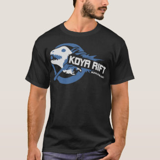 T-shirt Bleu de la crevasse de Koya (G2) (obscurité)