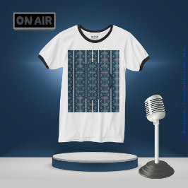 T-shirt bleu de la poète Adiela Akoo
